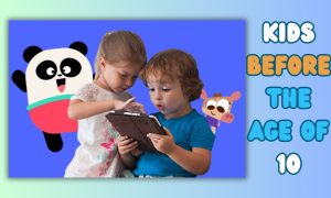 الأطفال قبل سن العاشرة يتعلمون اللغة الإنجليزية 