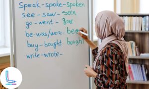 المعلم يعلم الأفعال